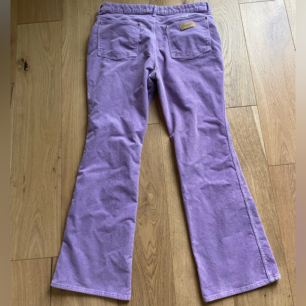 Wrangler Westward 626 Lilac Corduroy High-Rise Bootcut Pants - Picture 5 of 7